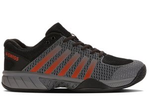 K-Swiss Express Light Pickleball Skor Dam Grå Svarta Orange | 532-APZJIN