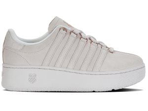 K-Swiss Klassiska Vn Platform Mocka Lifestyle Skor Dam Rosa Guld | 412-RZBEPI